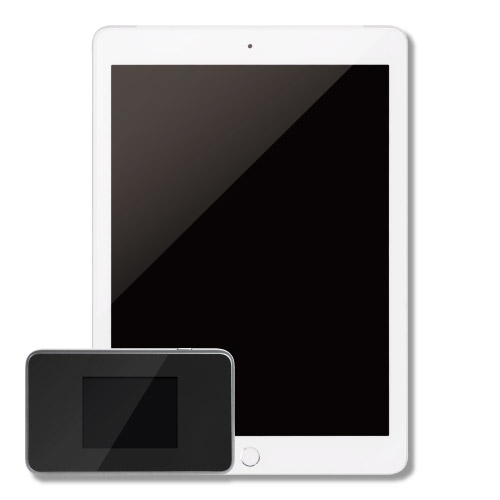イベント・展示会向けiPad Wi-Fiモデル+モバイルWi-Fiルーター50GBセット 商品写真